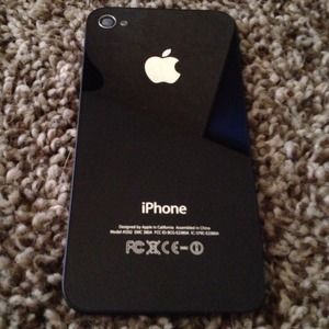 📱iPhone 4 back panel (Black)