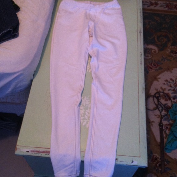 White leggings