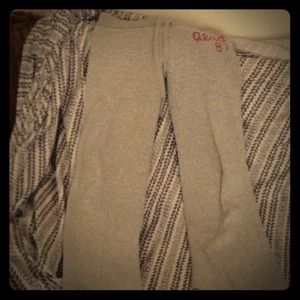 Aeropostale grey track comfy pants