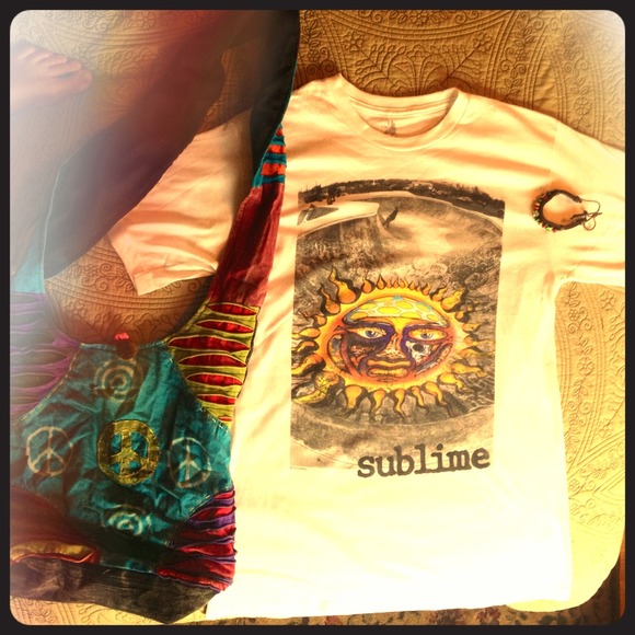 BuNdlE💗sublime tee, purse and leather bracelet