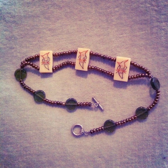 Beaded choker