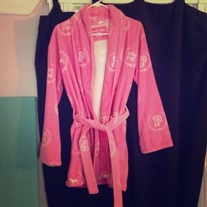 Super cute Victoria's Secret pink bathrobe