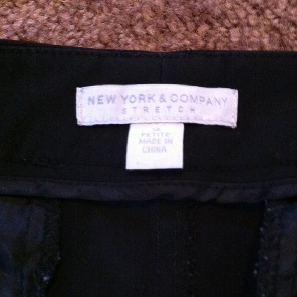 2 pair size 14 petite black dress pants - Picture 2 of 4