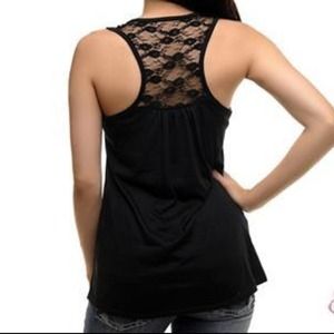 ***ONLY 2 LEFT***Black Lacerback