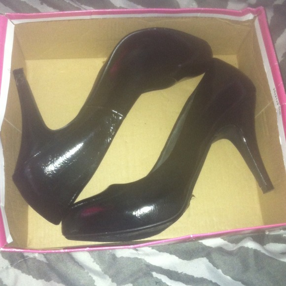 black heels