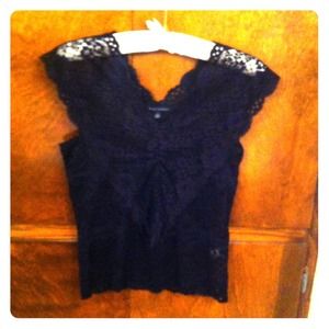 Reduced price !Banana republic Black lace top