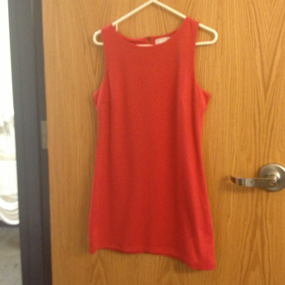 PINK/CORAL SHIFT DRESS