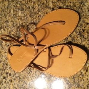 Nude sandals