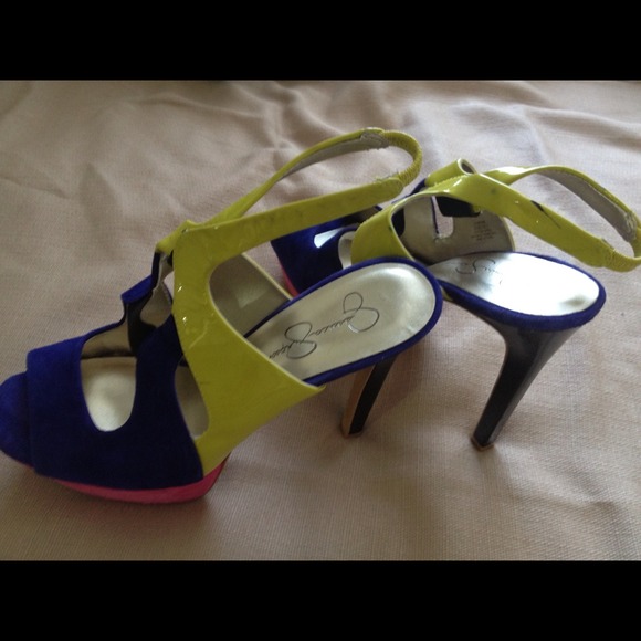 multicolor heels  i like it but to high for me :( - Picture 2 of 2