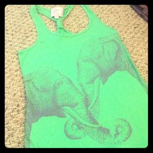 Green Romeo & Juliet Couture tank top