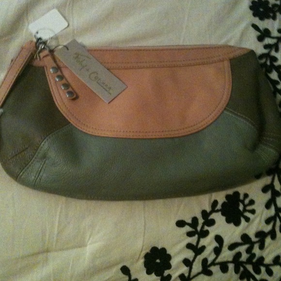 SPRING Buttery Soft Leather Foley + Corinna clutch