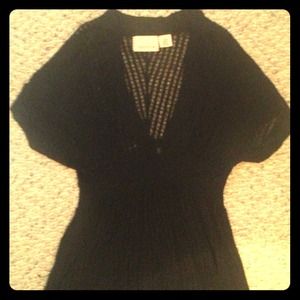 Black sparrow mesh shirt