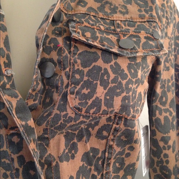 Leopard Casual Spring Jacket - Picture 3 of 4