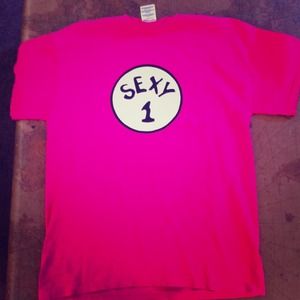 Pink sexy #1 t-shirt