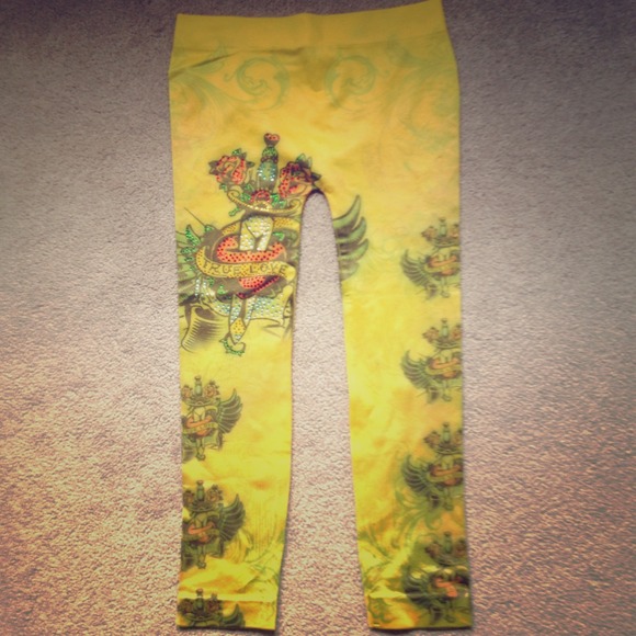 Ed Hardy inspired leggings
