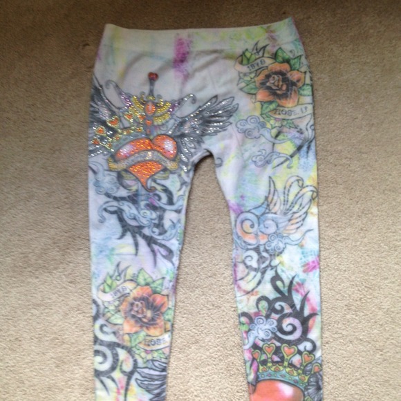Ed Hardy Inspired Leggings