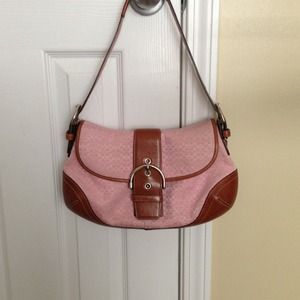 Fun pink coach bag