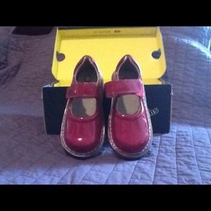 Child's red Doc Marten