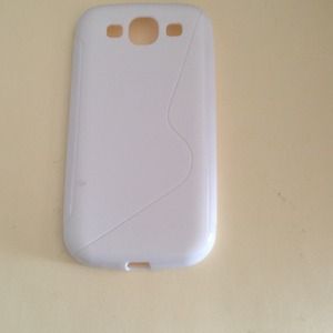 Simple white Samsung galaxy 3 case