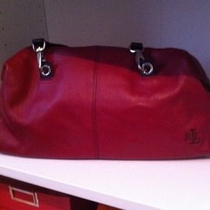 Ralph Lauren small red handbag
