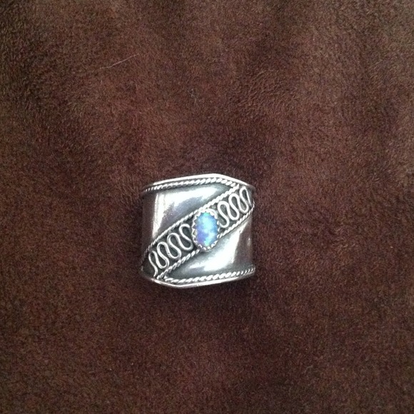 🎀SALE🎀  🌟S/S ring with opal from Mexico. 🐠