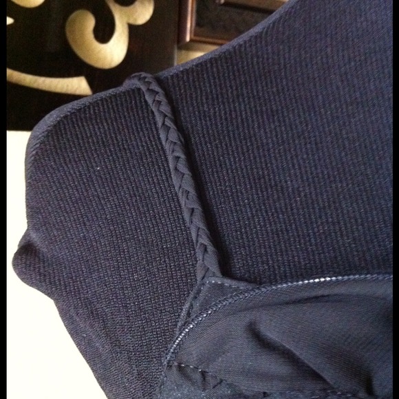 Pleated Black Dress - Picture 3 of 4