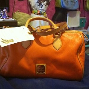 Authentic soft all leather Dooney & Bourke