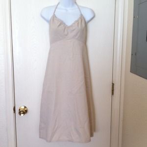 Gap beige halter dress