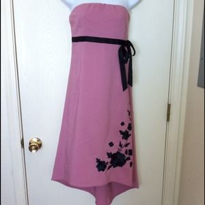 💢RESERVED💢Fancy pink high-low dress