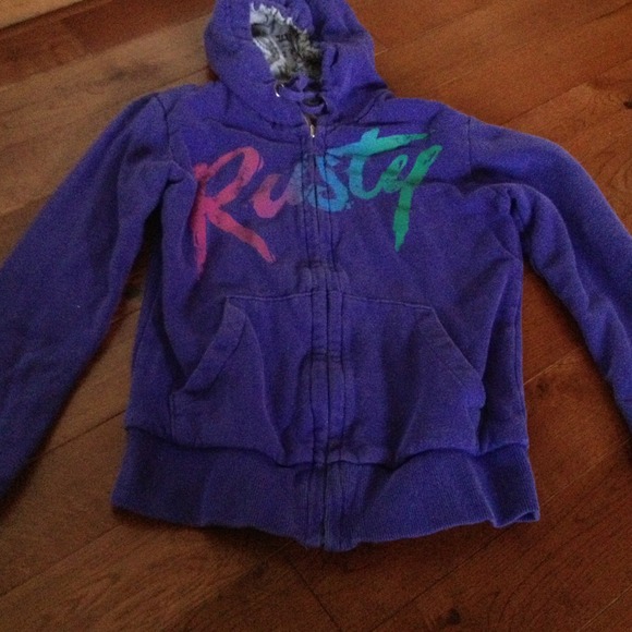 Reversible rusty hoodie