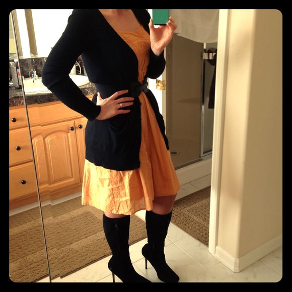 SOLD Fun orange/yellow dress