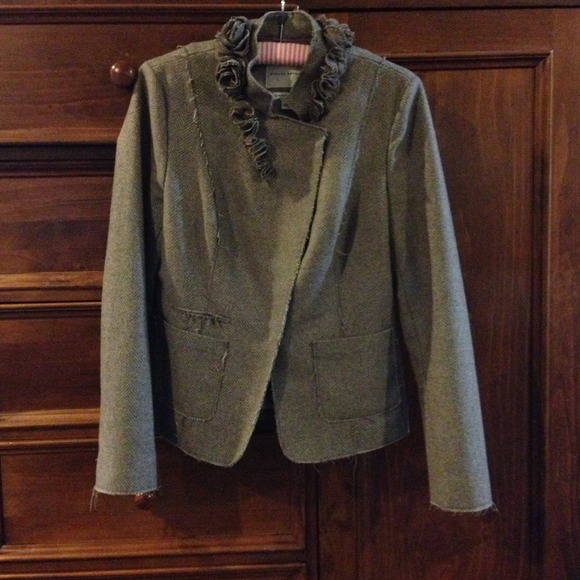Banana republic rosette blazer