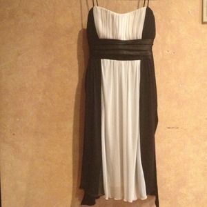 Blk and white dress