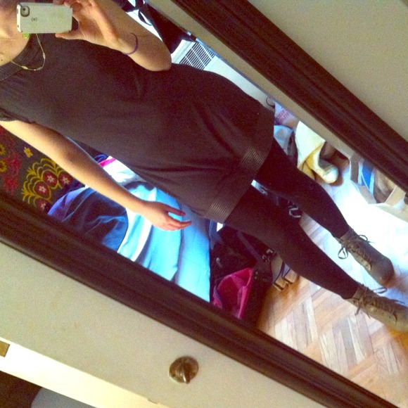 Express Dresses & Skirts - Gray express dress with border detailing - medium