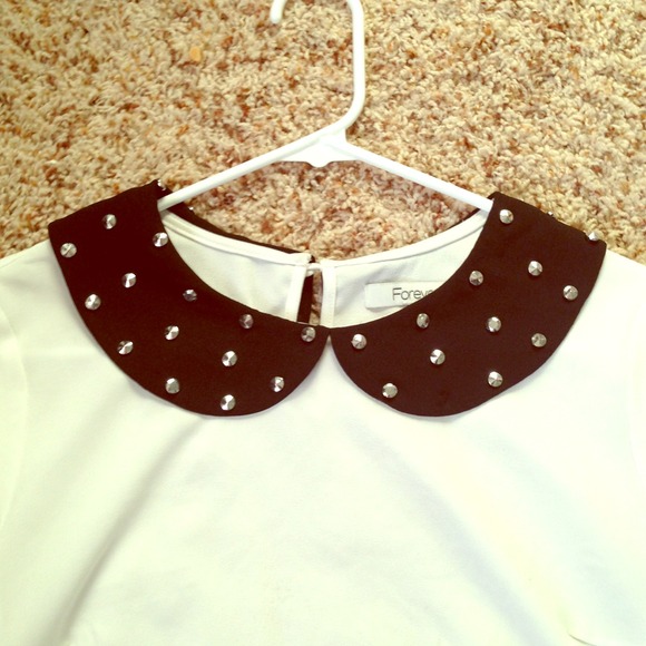 Studded Collar Shirt