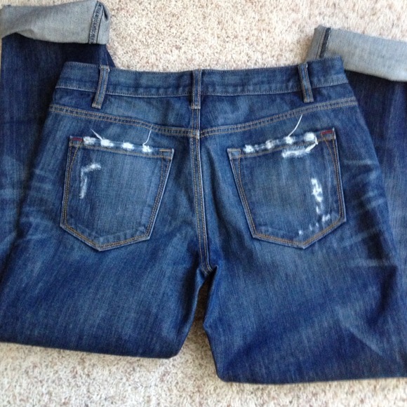 TRADED...🌺 Ann Taylor loft distressed boyfriend