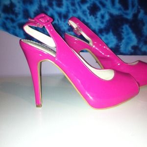 Pink Slingbacks