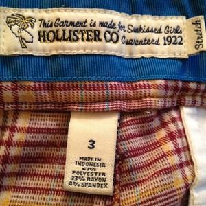 Hollister plaid pants!