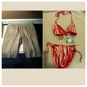 🌀Reserved bundle🌀suit and shorts!!