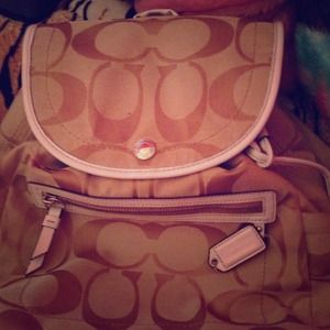 Authentic coach backpack