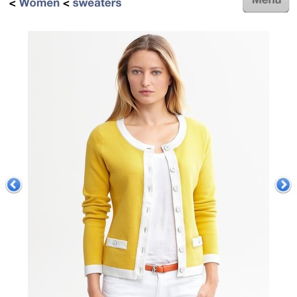 NWT Mustard yellow cardigan