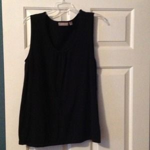 Black tank top