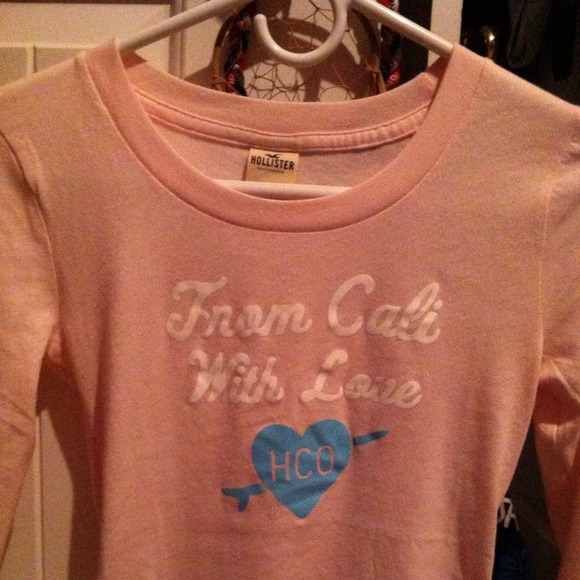 Pink Hollister shirt