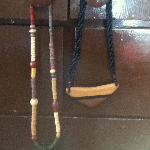 Beaded wooden necklaces! - Picture 1 of 1