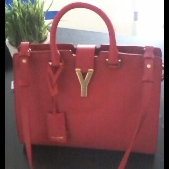 SOLD. SOLD.....YSL Cabas handbag..(Red). Brand New