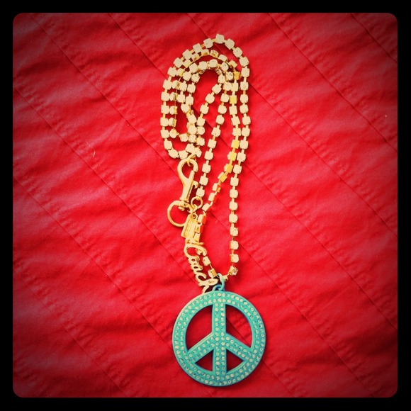 Coach Peace necklace