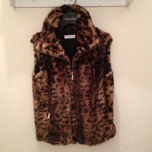 Calvin Klein Faux Fur Vest