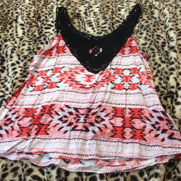Tribal & Crochet Tank