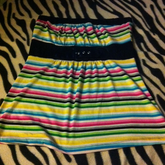 ❗Reduced❗Multi color striped tube top