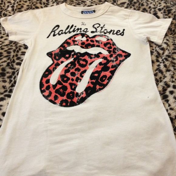 Rolling Stones Leopard Tee